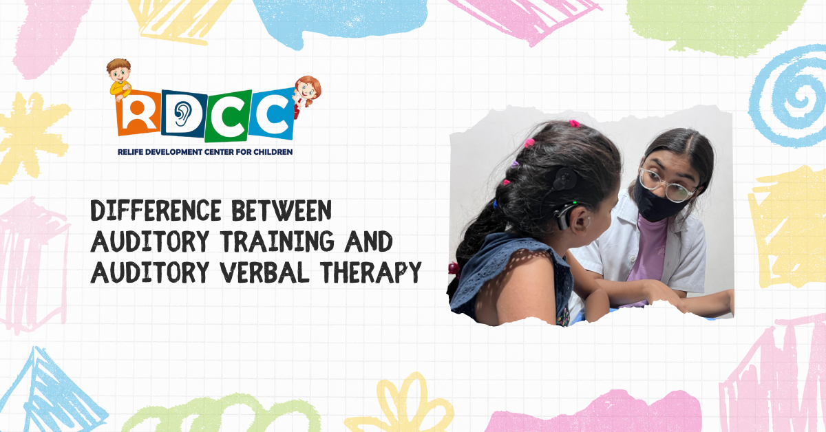 Difference Between Auditory Training and Auditory Verbal Therapy